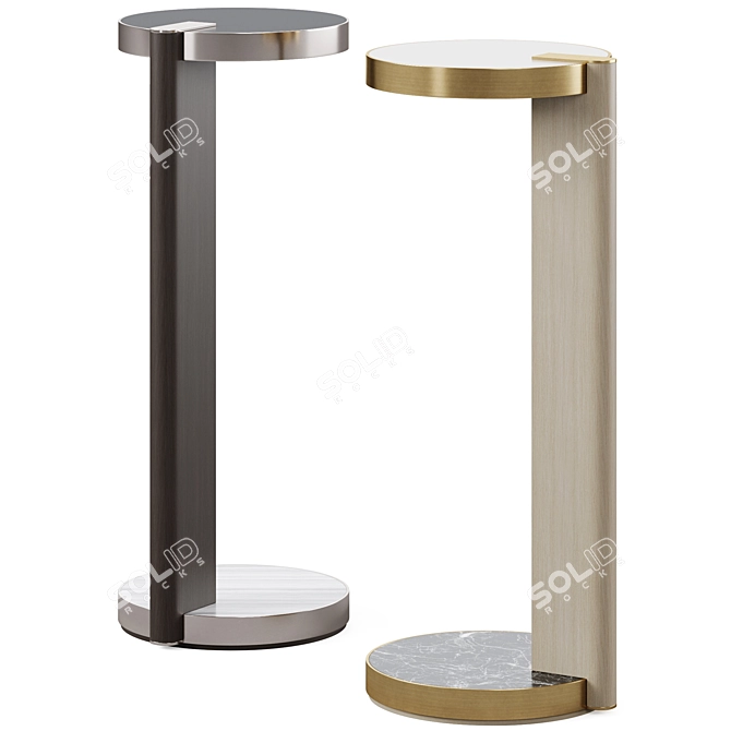 Elegant Frato Baku Side Table 3D model image 1