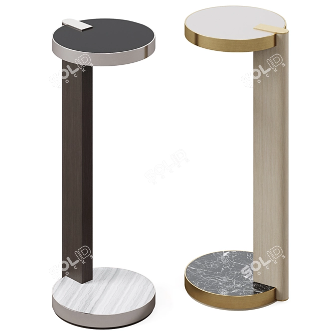 Elegant Frato Baku Side Table 3D model image 2