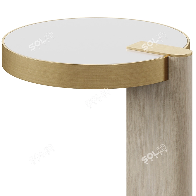 Elegant Frato Baku Side Table 3D model image 3