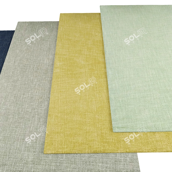 8-Piece Rug Bundle Set 3D model image 2