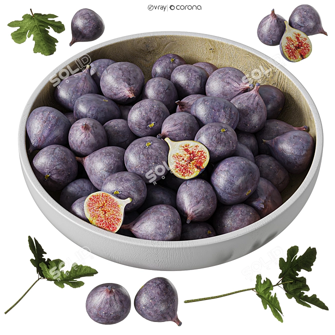 Modern Fig Bowl Design 2016 3D model image 2