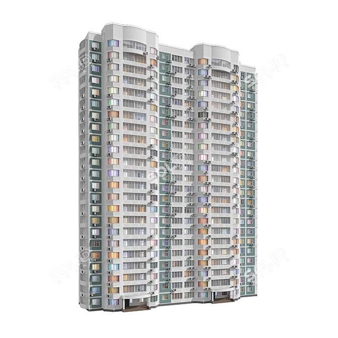 KOPЁ M Sail 23 Floors 3D model image 1