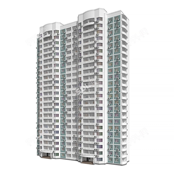 KOPЁ M Sail 23 Floors 3D model image 2