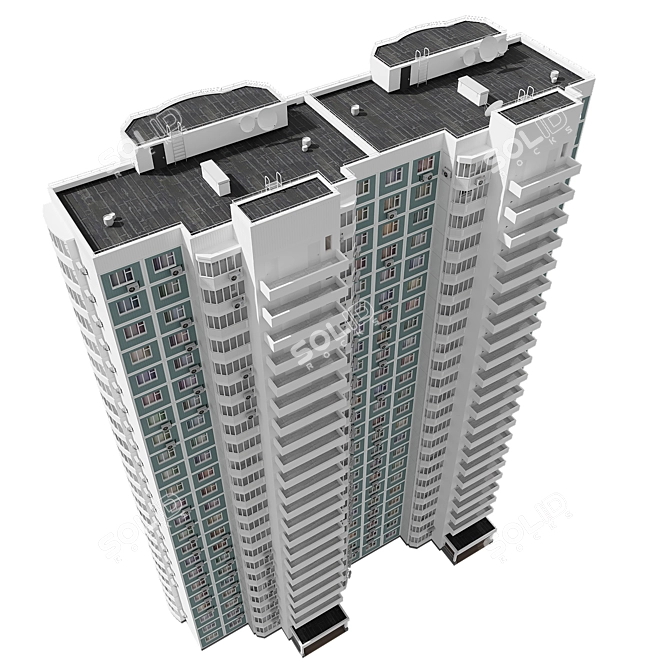 KOPЁ M Sail 23 Floors 3D model image 4