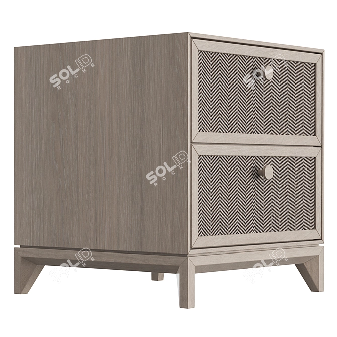 Modern Bedside Table Tie by Dantone 3D model image 2