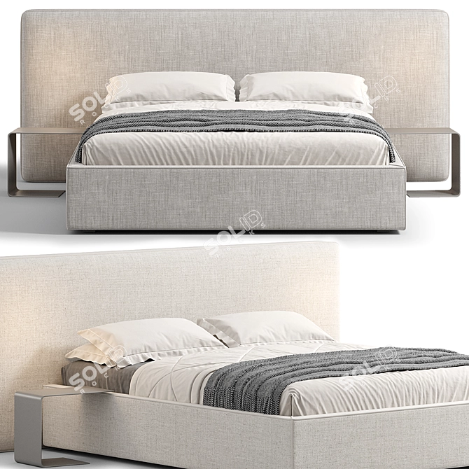 Scarlet Bed 3D Model Export 3D model image 4