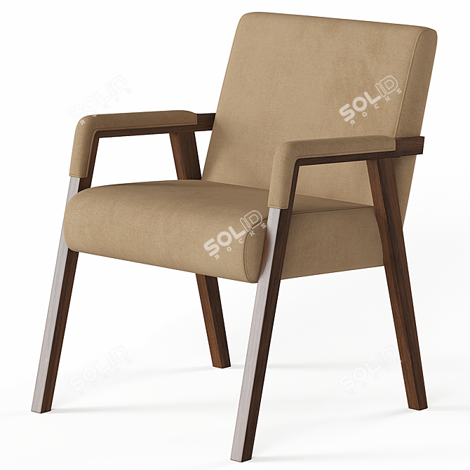 Modern Model Armchair 3D CoronalineTransform: Russian to English 3D model image 2