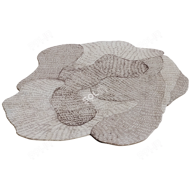 Contemporary Cc-Tapis Swarm Rug 3D model image 3