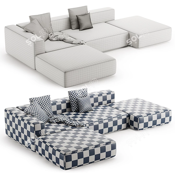 Modern Loft Sofa Vito Edition 3D model image 4