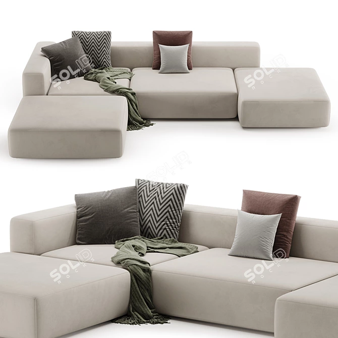 Modern Loft Sofa Vito Edition 3D model image 5