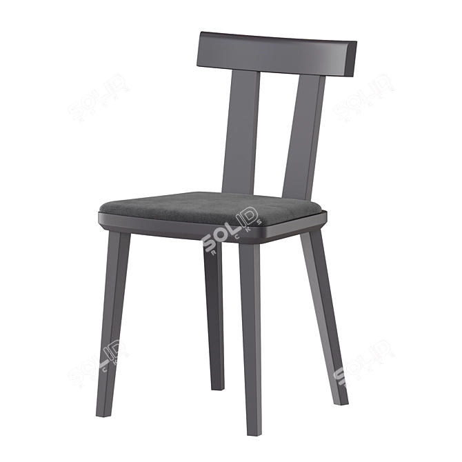 Elegant Milano Chair Design 3D model image 2