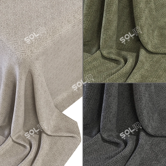 Comfortable Fabric Collection 3D Model 3D model image 1