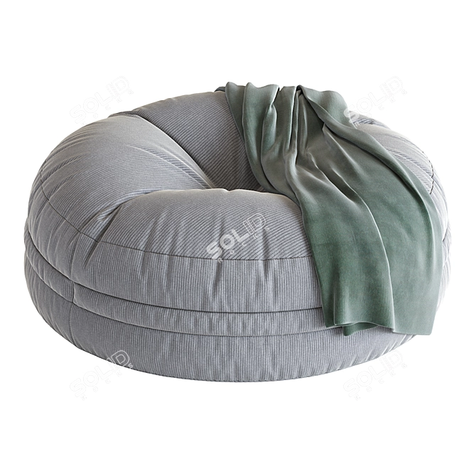 2016 Two-Piece Bean Bag 3D model image 5