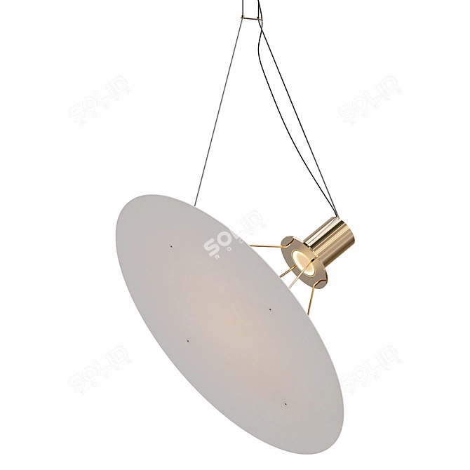Modern Pendant Light Model for VRay 3D model image 1