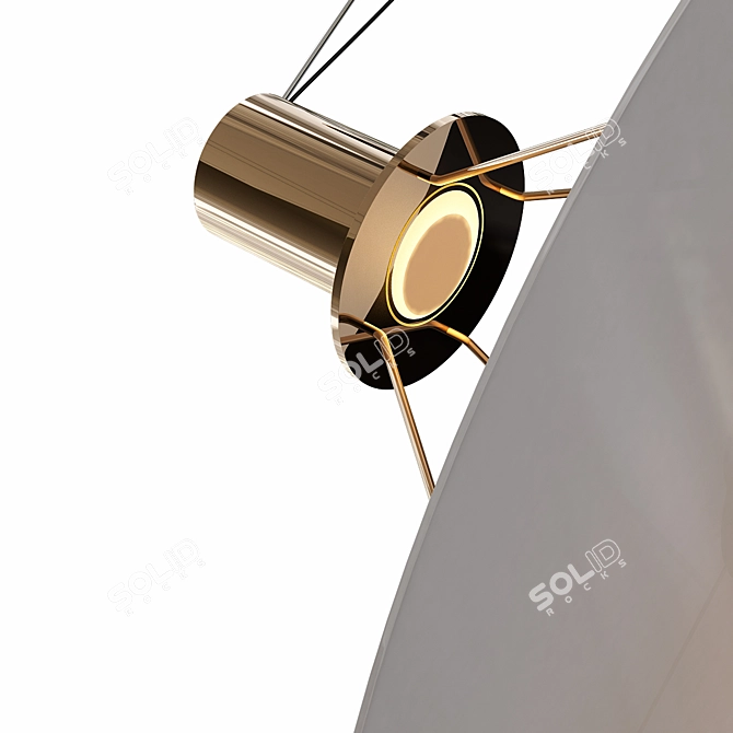 Modern Pendant Light Model for VRay 3D model image 2