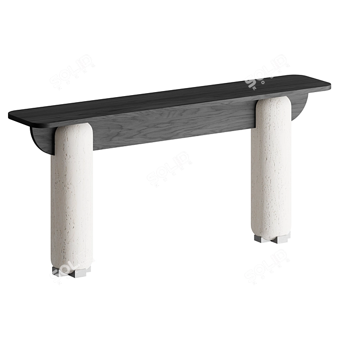 Elegance Console Table - DOOQ DOLCE VITA 3D model image 2