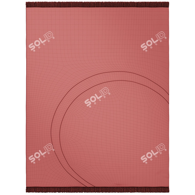 Eco-Friendly Perilune Rug 3D model image 2