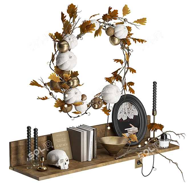 Autumn Mood Decor Set 3D model image 1