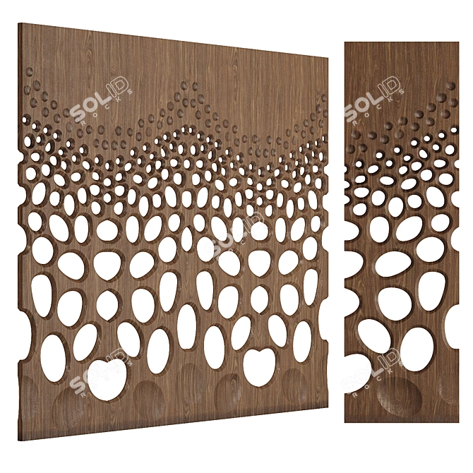 Interior Decorative Wall Art 3D model image 1