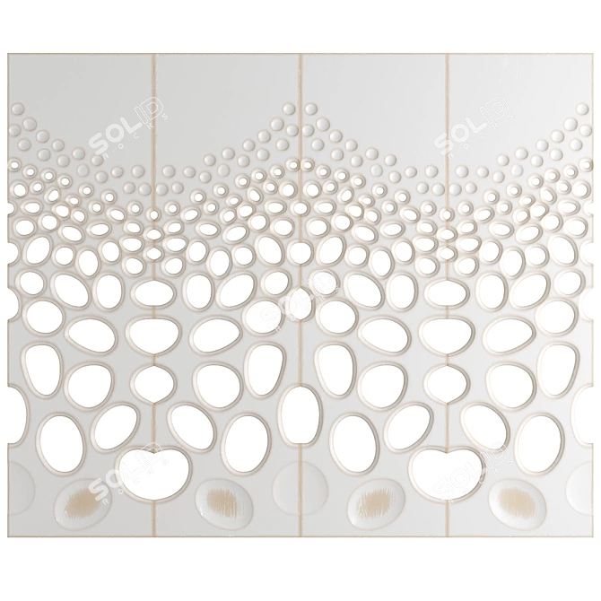 Interior Decorative Wall Art 3D model image 4