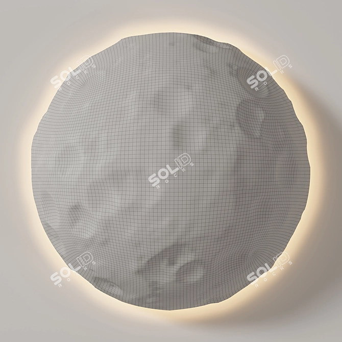 Lunar Mini Wall Light 3D model image 3