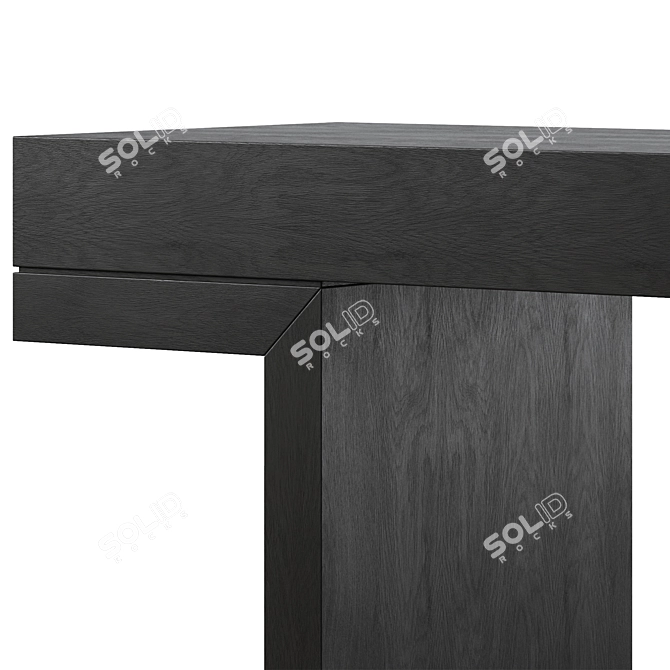 Stylish Minerva Console Table 3D model image 3