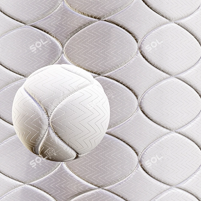 Customize Fabric Mattress Textures Set 3D model image 2