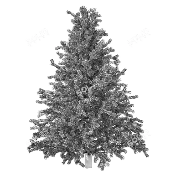  Rustic Pine Tree No.61 3D model image 3