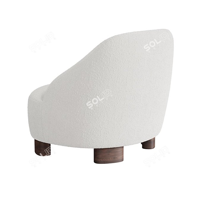 Modern AndTradition Margas LC1 Chair 3D model image 8