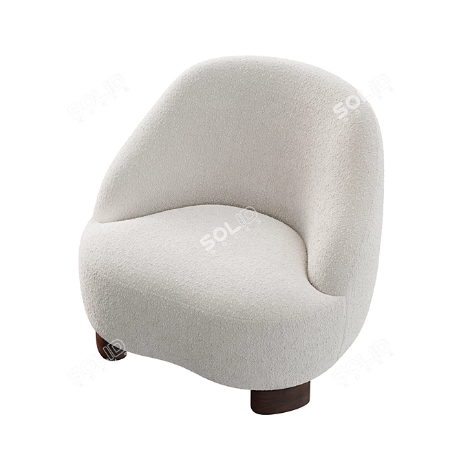 Modern AndTradition Margas LC1 Chair 3D model image 11