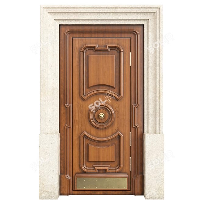 Classic Door 1100mm 3D Model 3D model image 1