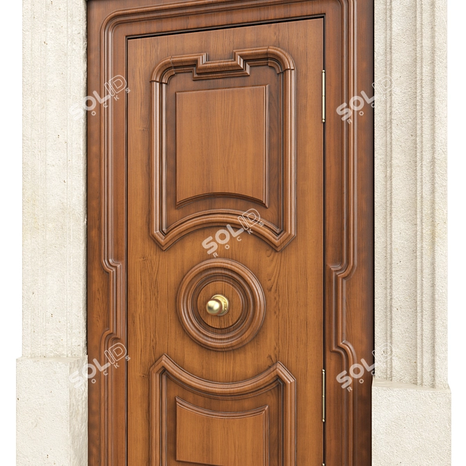 Classic Door 1100mm 3D Model 3D model image 3