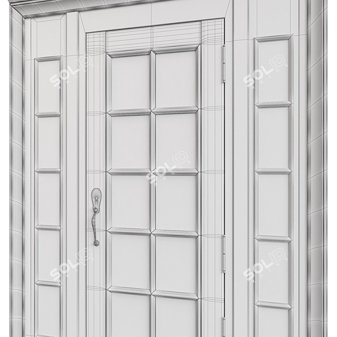 Classic 3D Max Door by Tempera 3D model image 7