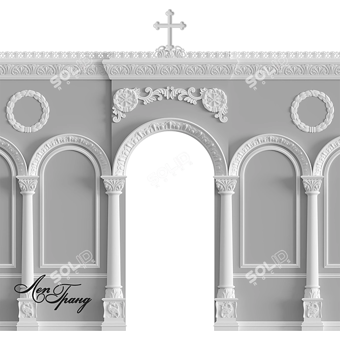 Custom-made Iconostasis №2 3D model image 2