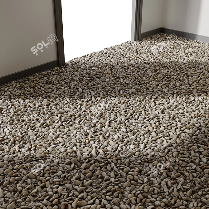 PBR Gravel Textures Bundle | 4K 3D model image 3