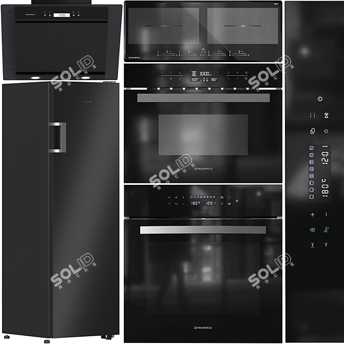 Maunfeld Kitchen Appliance Set 3D model image 1