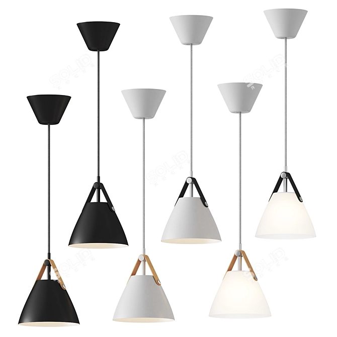 Nordlux DFTP Strap Pendant Light 3D model image 4