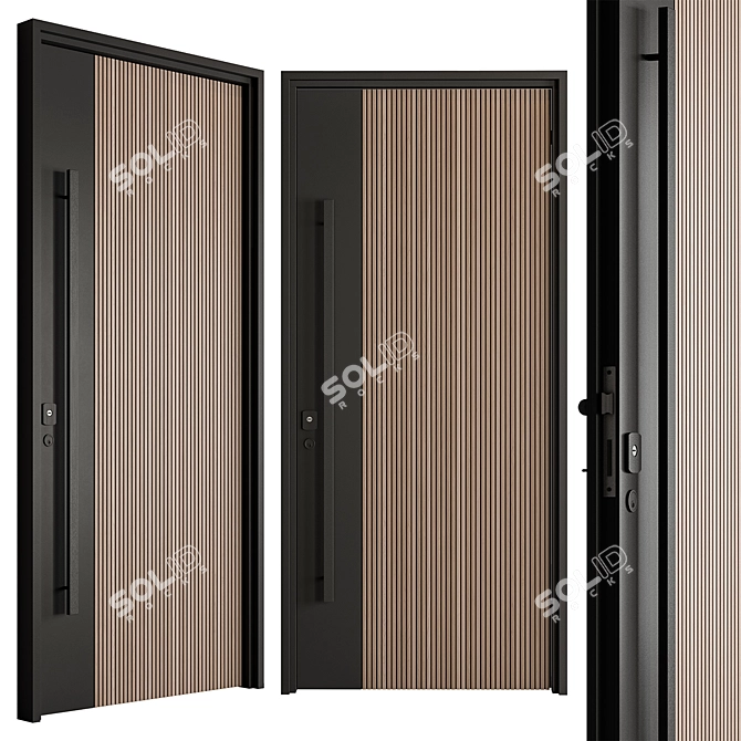 Contemporary Doors Collection 99 3D model image 3