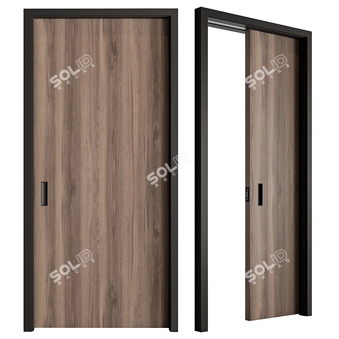 Contemporary Doors Collection 99 3D model image 5