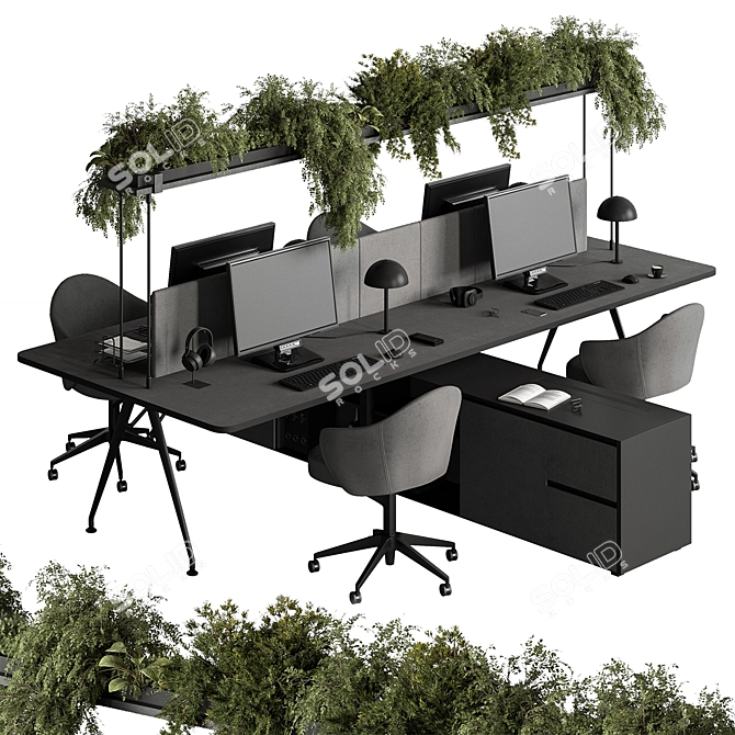 Office Essentials Set 540 3D model image 1