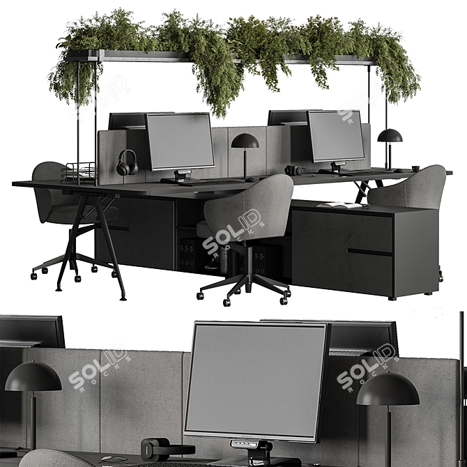 Office Essentials Set 540 3D model image 2