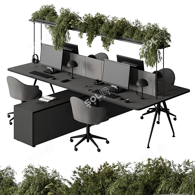 Office Essentials Set 540 3D model image 3