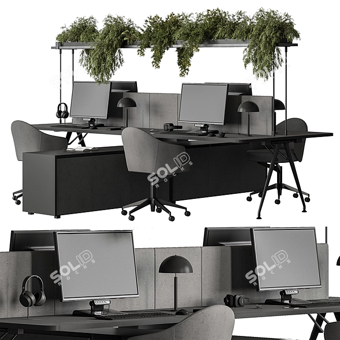 Office Essentials Set 540 3D model image 4