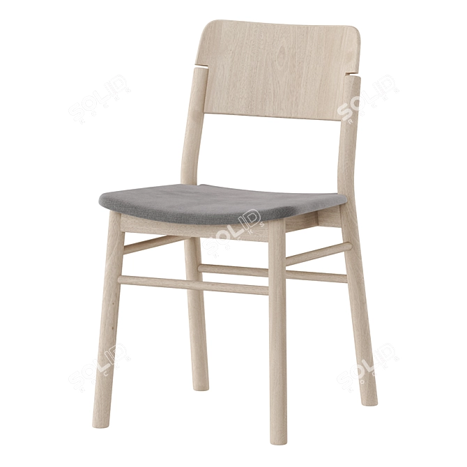 Modern Polygonal Chair Design 3D model image 2