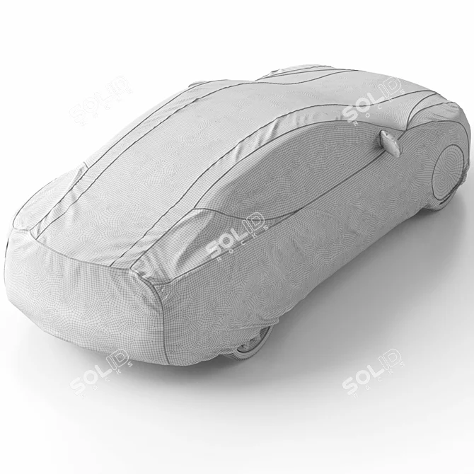 Urban Grey Tesla Model S Cover 3D model image 7