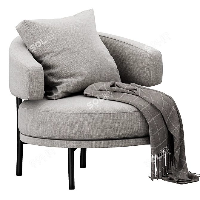 Modern Lounge Chair | 3D Model 3D model image 1