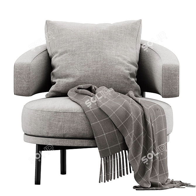 Modern Lounge Chair | 3D Model 3D model image 2