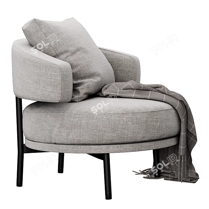 Modern Lounge Chair | 3D Model 3D model image 4