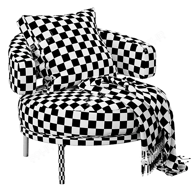 Modern Lounge Chair | 3D Model 3D model image 6