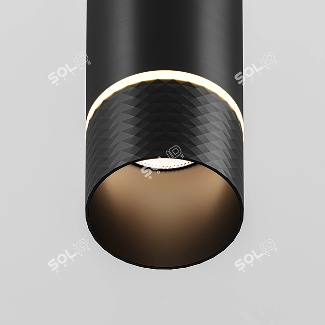 Magnetic Track LED Spotlight Series 3D model image 2